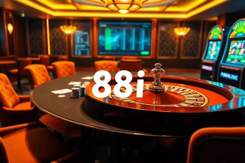 Experience the thrill of winning at 88i with lively casino tables and slot machines.