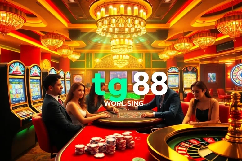 Experience the thrill of gambling with tg88 while playing on bright, luxurious casino games.