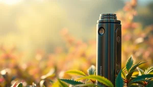 Buy dmt vape online with a premium vape pen in a serene and artistic setting.