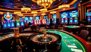 Experience thrilling gameplay at s 8 casino with exciting poker tables and vibrant slot machines.