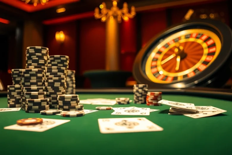 Experience the excitement of high-stakes gambling at XX88's luxurious poker table.