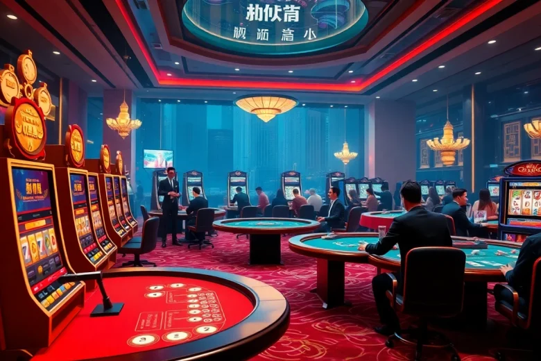 Gamblers enjoying games at a premium online casino, embodying 包网 technology and experience.